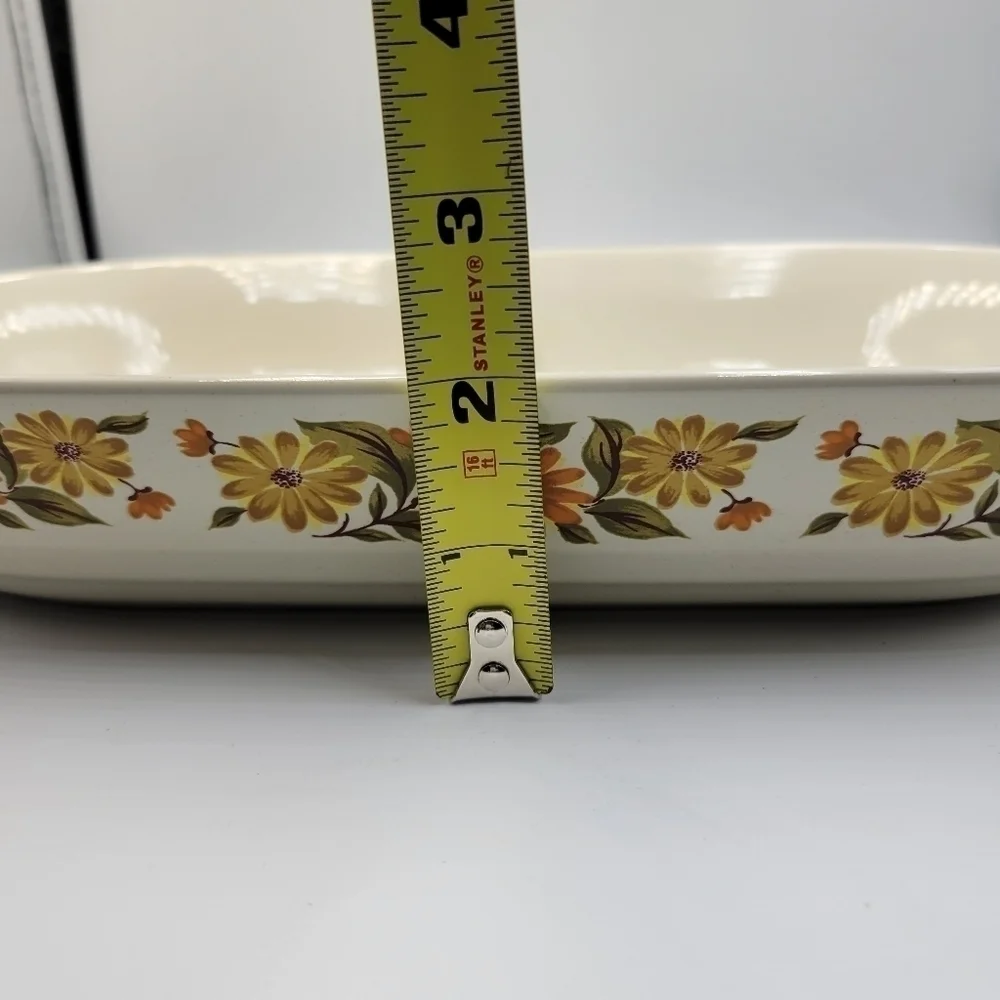 Vintage Capri Serve ‘N Store Bakeware Divided Stoneware Dish